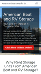 Mobile Screenshot of americanboatstorage.com